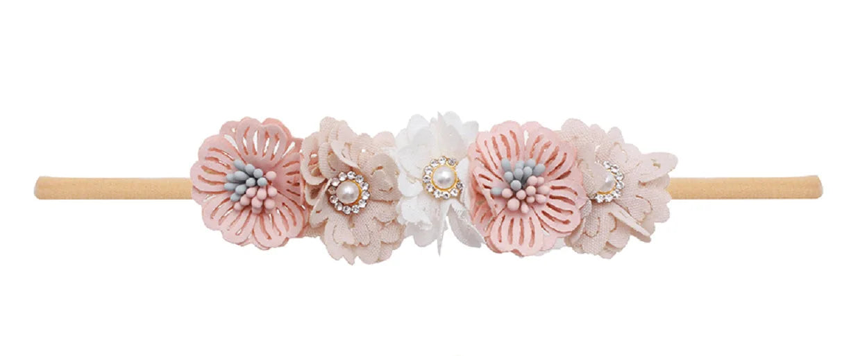 Baby Mädchen Stirnband Nettes Baby Elastisches Haarband Neugeborenen Kopf Blume Kleinkind Stirnband Kopfbedeckung Kinder Zubehör