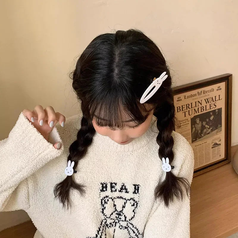 CuteCartoon Kaninchen Haarnadel Süße Coole Seite Clip Neue Stil Frontal Haar Karte frauen Haar Zubehör Student Haar Clip