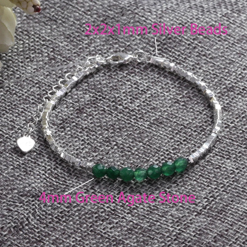 VENTFILLE 925 Sterling Silber Linie Extrem feines Armband für Frauen Liebe Haert Bead Koreanische Ins Süße Schmuck Geschenk Dropshipping