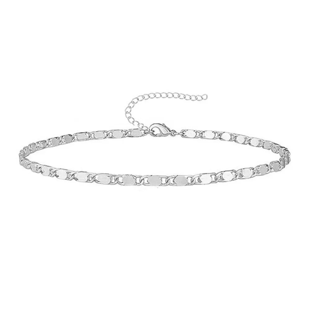 MEDFOLY Goldarmbänder für Frauen, zierlich, 14 Karat vergoldet, wasserdicht, verstellbares Glied, Figaro, kubanisches Büroklammer-Kettenarmband, Geschenke