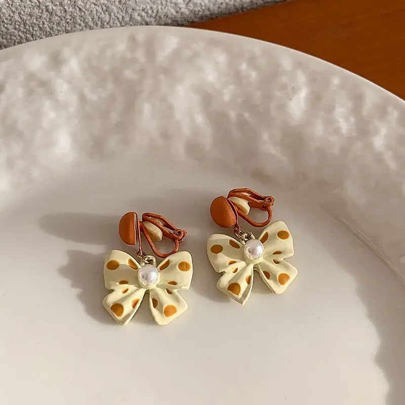 Sommer energetische Mädchen frische Ohrclip ohne Ohrloch Ohrringe neue trend ige koreanische High-End-und vielseitige Ohr zubehör
