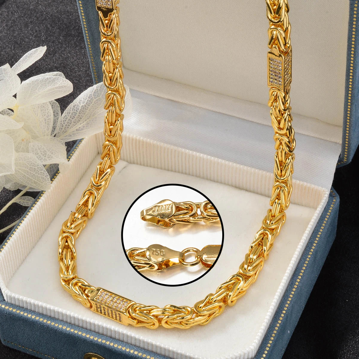 Neue Geometrische Kristall Halskette für Frauen Chic 18k Gold Überzogene Metall Halsband Schlüsselbein kette Weibliche Exquisite Schmuck Heißer verkauf