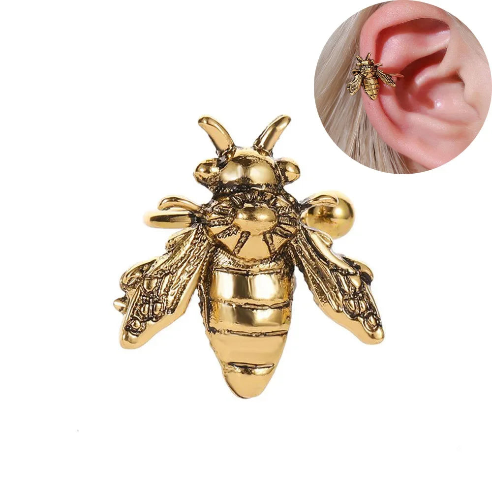1pc Punk Rock Ohrclip Männer Frauen Edelstahl runde Creolen Manschette Clip Ohrring Manschette Ohrringe Unisex Mode Ohrringe heißer Verkauf