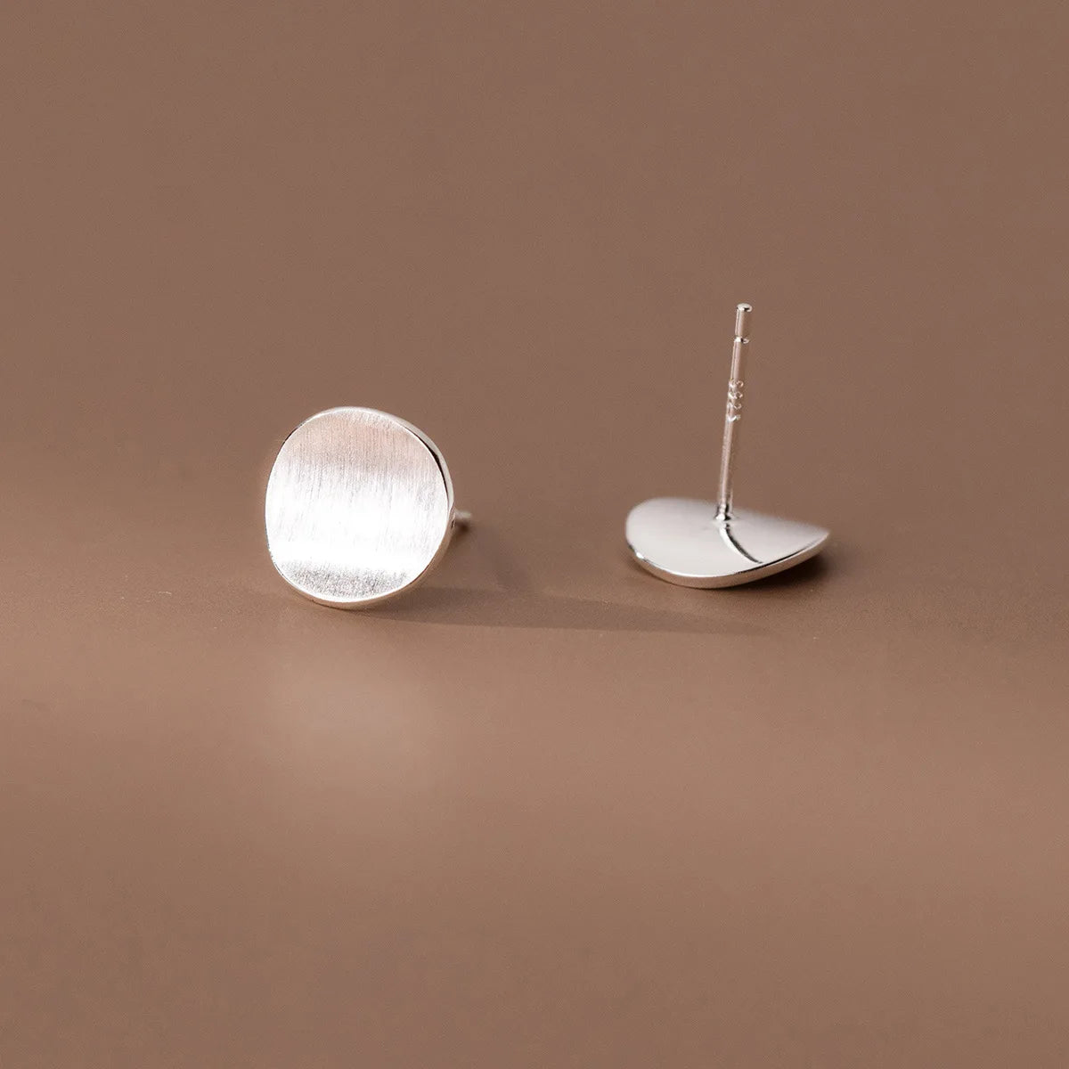 Rundes Piercing aus 925er Sterlingsilber mit Zuckerguss Ohrstecker für Frauen, Hochzeit, Verlobung, Schmuck, Großhandel, Accessoires, Schmuck