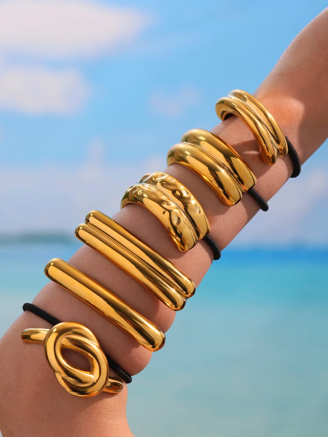Schickes geometrisches Stirnband, Haarschmuck, Strickstil, Accessoires, Schmuck, elastisches Band, Pferdeschwanzhalter