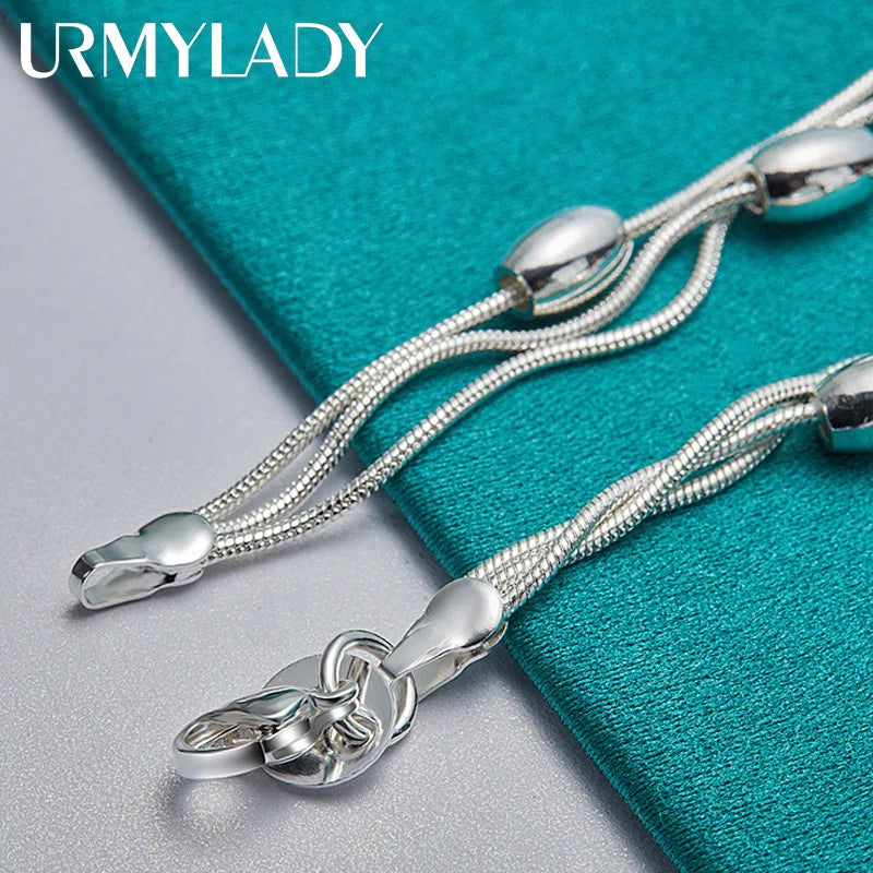 Armband aus 925er-Sterlingsilber, modisches Designprodukt, wunderschöner Schmuck, hochwertige Armbandperle für Damen, Damen, Hochzeit
