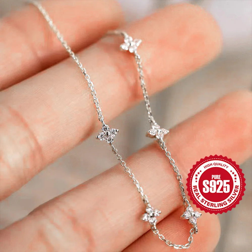 CANNER Europäischen Amerikanischen Stil Achtzackigen Stern Zirkon Armband S925 Sterling Silber Persönlichkeit Einfache Vielseitige Armband