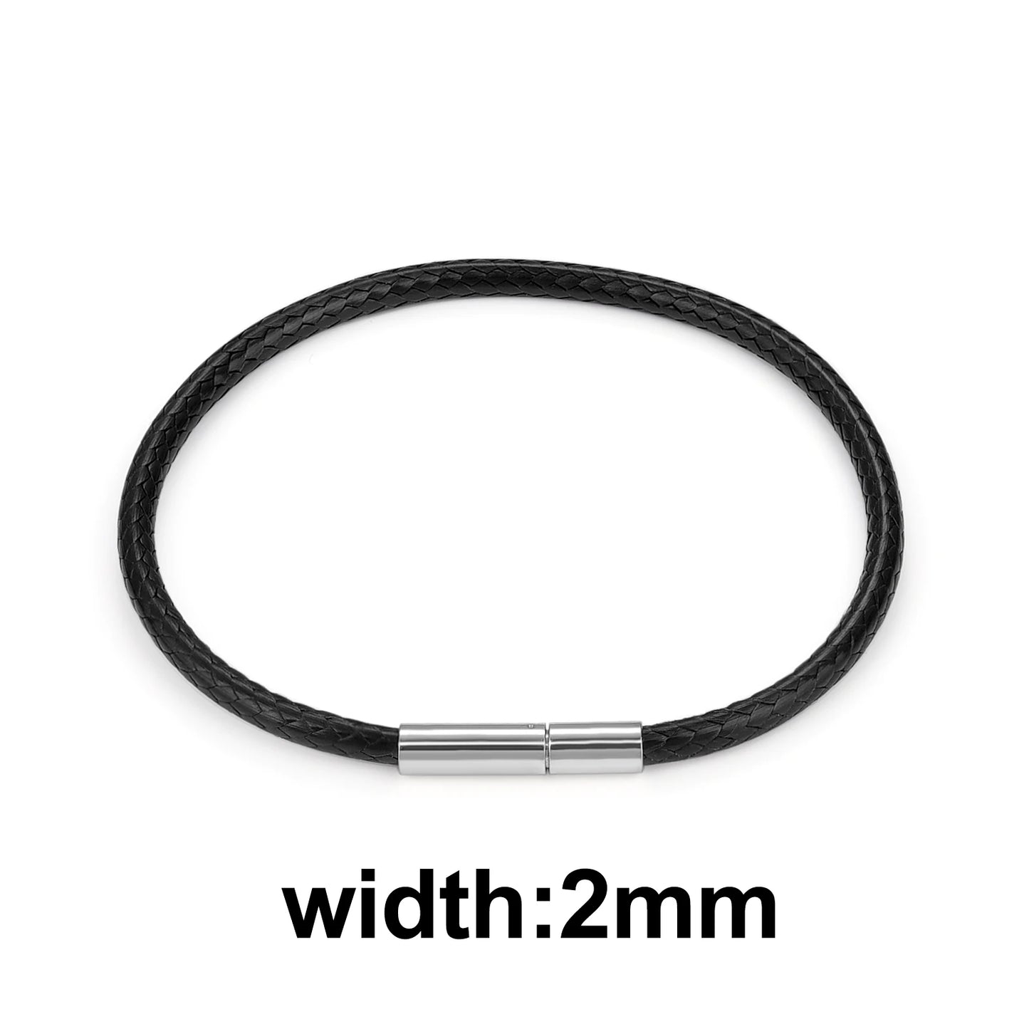 Mode handgemachte Leder gewachste Schnur Armbänder Glück Seil Armband & Armreifen für Frauen Männer Wachs Schnur Faden Armbänder