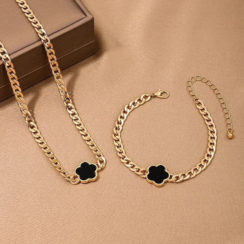 Neue Einfache Runde Perle Linie Imitation Perle Ringe Ohrringe Anhänger Halskette Vier-Stück Sets für Frauen Trend Jewerly Set Paty geschenk