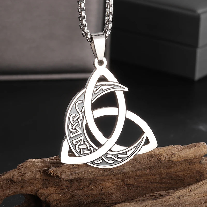 Edelstahl Hexen knoten Doppels chicht verstellbares Armband für Frauen Vintage irischen Glücks knoten Schmuck Geburtstags geschenk