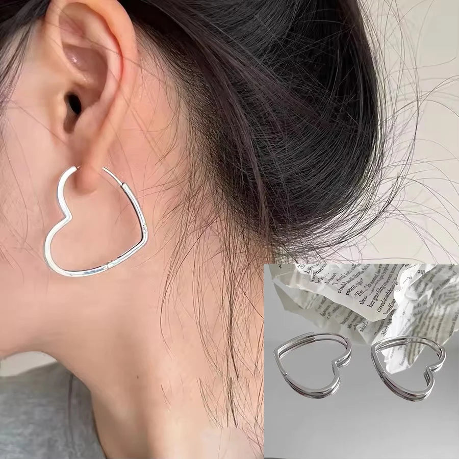 VENTFILLE 925 Sterling Silber CZ Stern Mond Asymmetrische Creolen für Frauen Mädchen Gold Silber Farbe Party Schmuck Geschenke