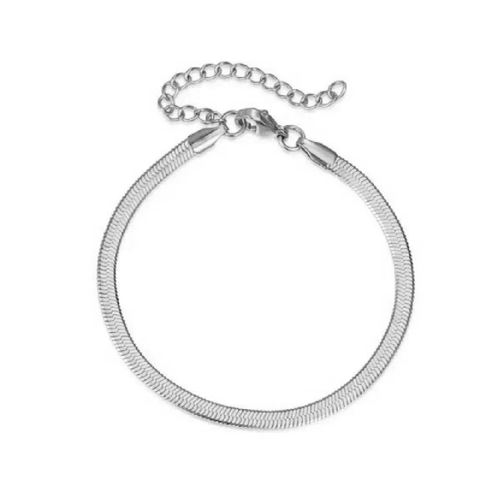 Mode Edelstahl Schlangenkette Armband für Frauen Männer Gold Silber Farbe Klassische Kette Armbänder Schmuck Weihnachtsgeschenk
