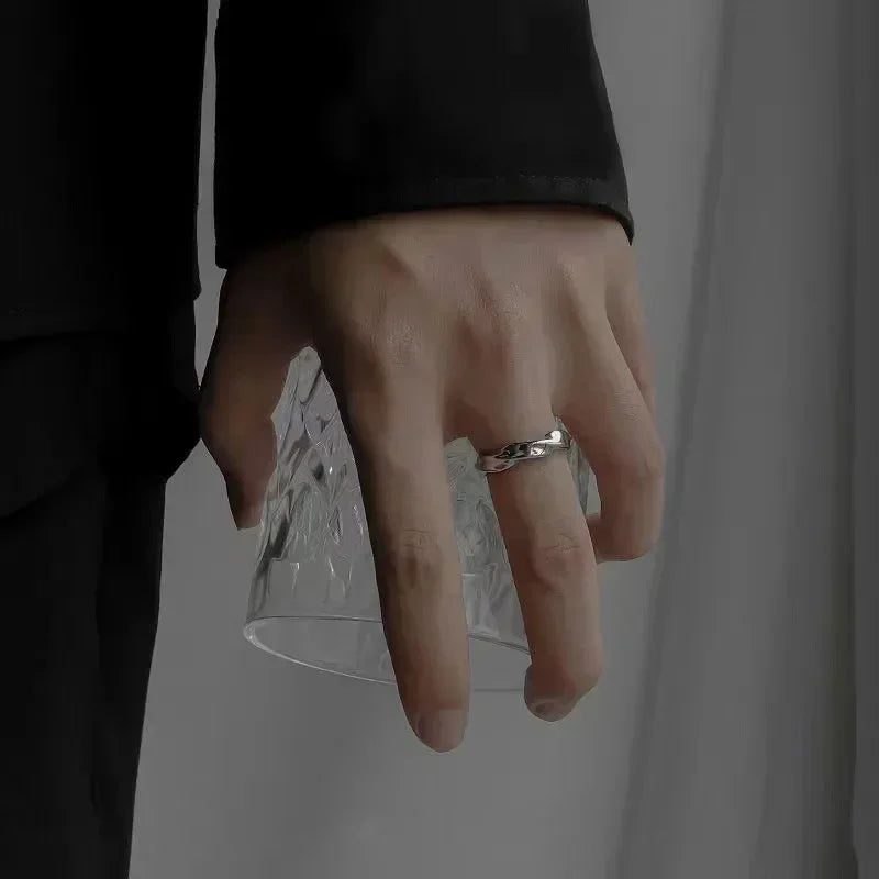 Alemitut Saison Жavera Ciravera Ringe für Männer Frauen Trend Design Metall Twist Einfacher offener verstellbarer Fingerring Schmuck Hochzeit Anillos