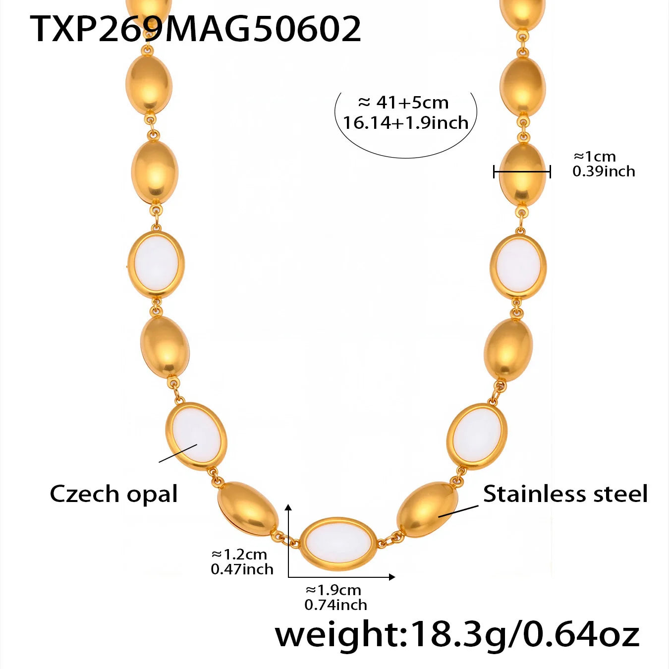 Mehrfarbige Opal-Halskette, Armband, Ohrringe für Damen, 18 Karat vergoldeter Edelstahl, Damen-Halsketten, Armbänder, Ohrringe-Set