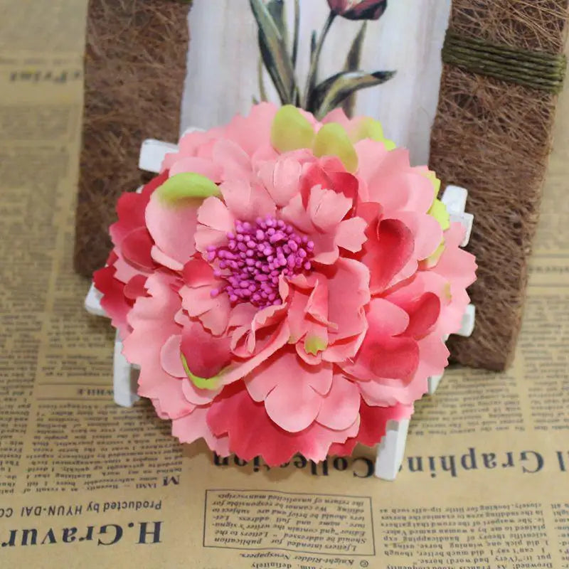 Flamenco Blumen Für Haar DIY Kopfschmuck Für Braut Beflockung Tuch Rote Rose Blume Haarnadel Haar Clip Party Haar Zubehör