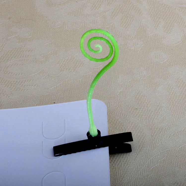 10/5 stücke Sprießen Gras Haar Clip Anlage Sojasprossen Clip Haar Mode Nette Pilze Haarnadel Frauen Haar Anlage Zubehör