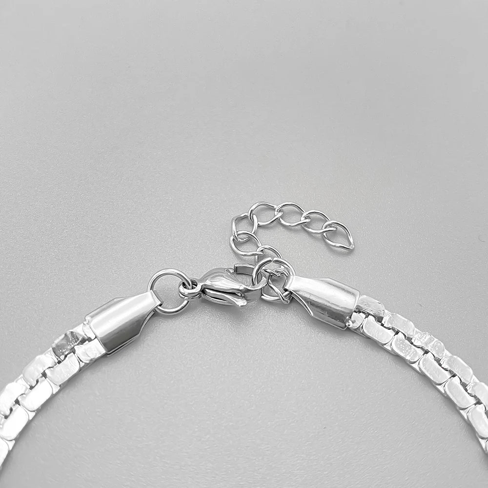ELANDIS 14 Karat vergoldetes, wasserdichtes Metallstruktur-Armband mit klobiger Kette, Edelstahl-Armband, modischer Herrenschmuck, 48-Stunden-Versand