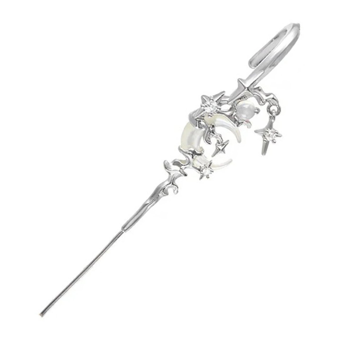 Neuartiger Stern-Mond-Ohrring, eleganter, modischer Ohrstecker für den täglichen Gebrauch, Ohrringe für Frauen, Ohrringe, Damenohrringe, Schmuck
