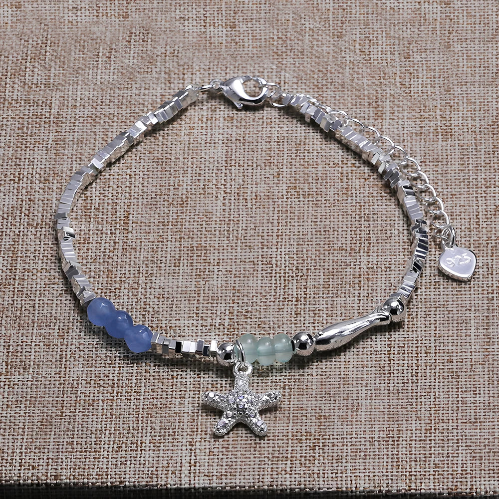 VENTFILLE 925 Sterling Silber Linie Extrem feines Armband für Frauen Liebe Haert Bead Koreanische Ins Süße Schmuck Geschenk Dropshipping