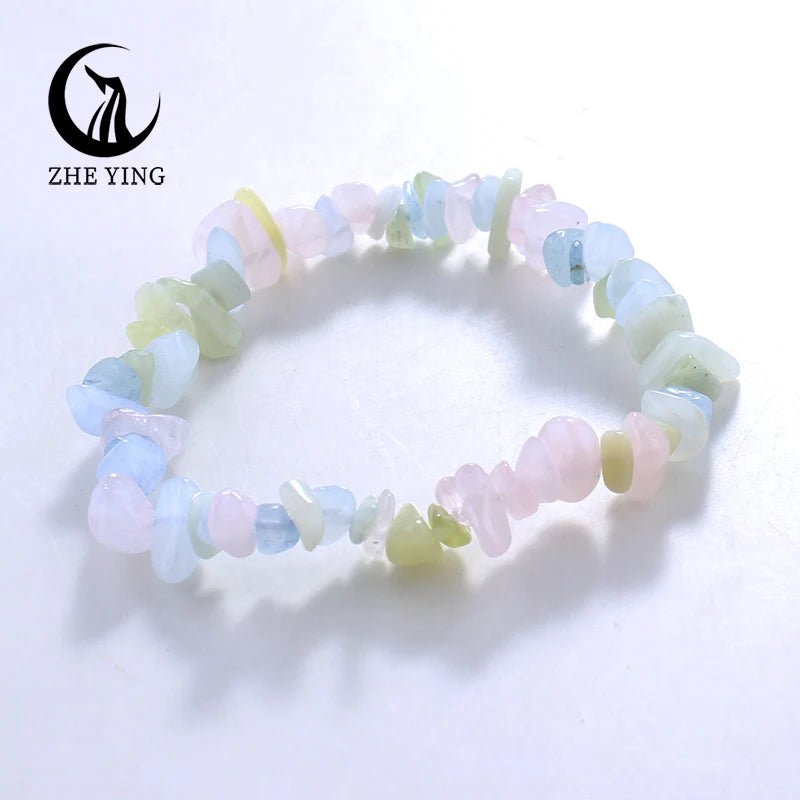 Zhe Ying Malachit-Stein-Perlen-Armband, 5–8 mm, kleiner natürlicher Edelstein, Stretch-Armband für Damen, modisch, günstiger Schmuck, Geschenk