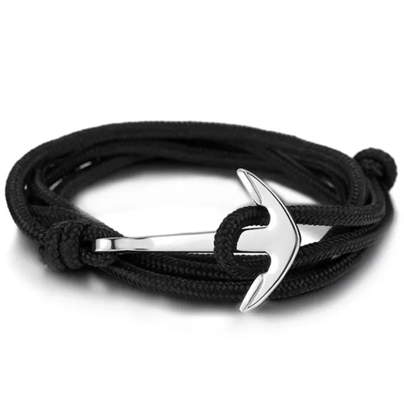 Großhandel Sommer-Stil, Nylon-Seil-Kette und Gliederarmbänder, beliebter Schmuck, Anker-Armbänder für Damen und Herren, 2024, heißer Verkauf