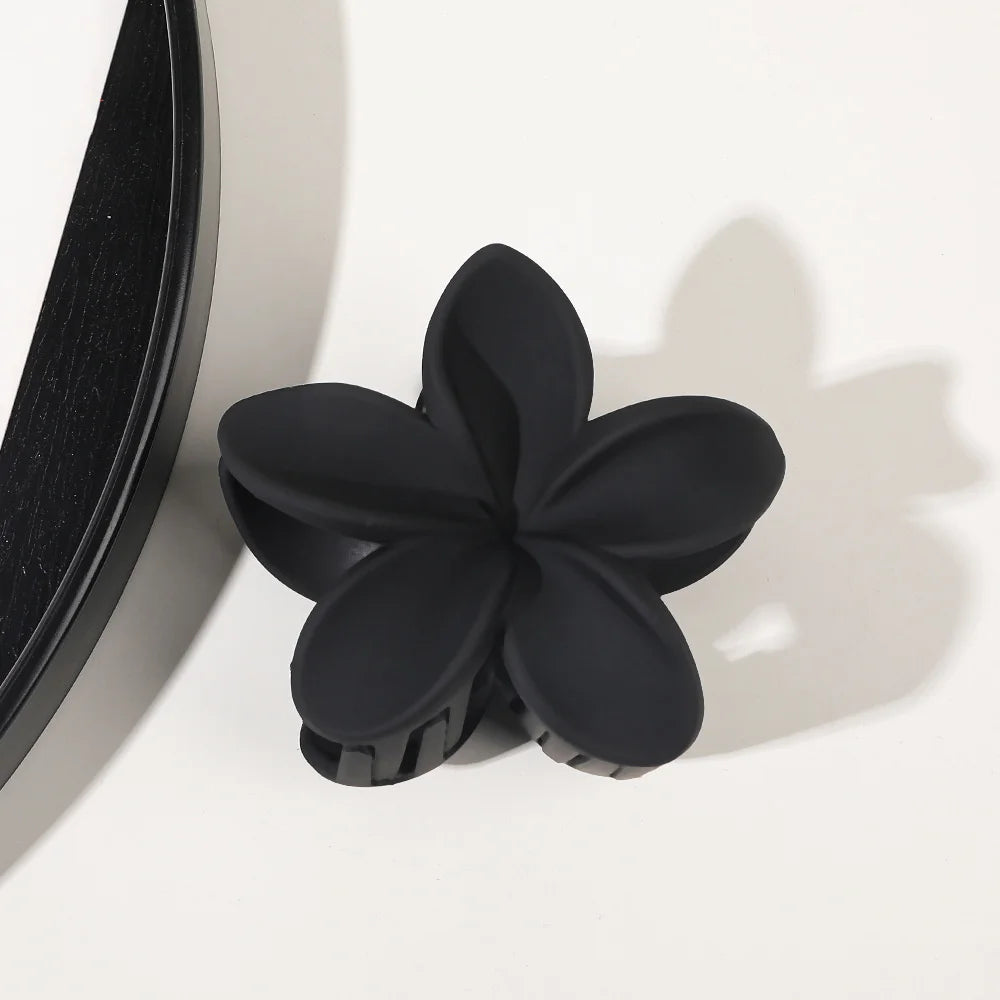 Mode Frauen Blume Haars pangen Urlaub Böhmen Ei Blume Haar Krallen Haars pangen matte Mädchen große Haarnadeln Haarschmuck