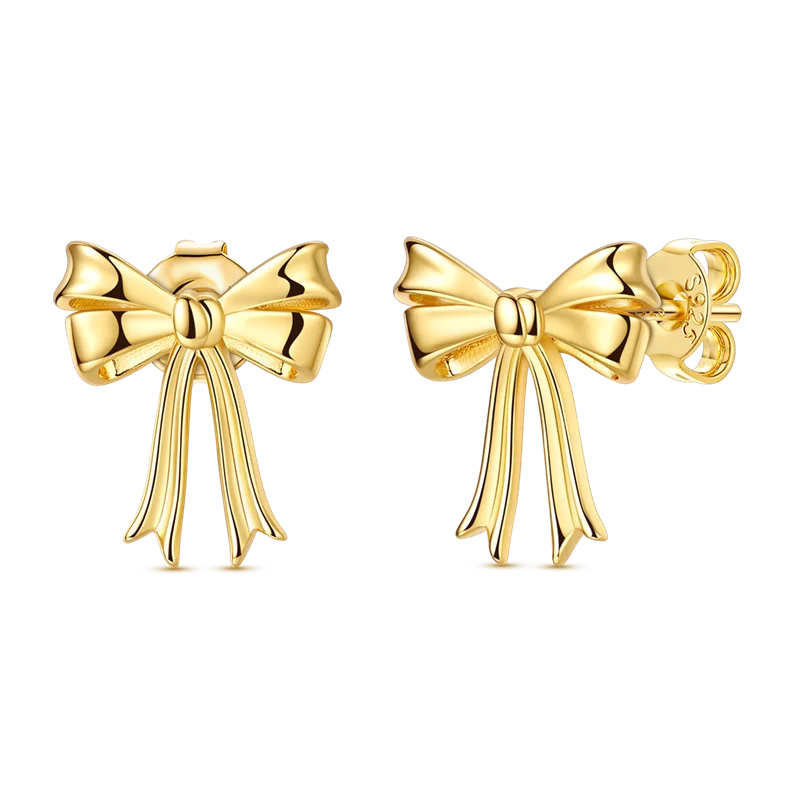 Ohrringe aus 925er-Sterlingsilber, Goldserie, U-förmige Creolen, passend für Original-925-Charms für Frauen und Mädchen, Party, edler Schmuck