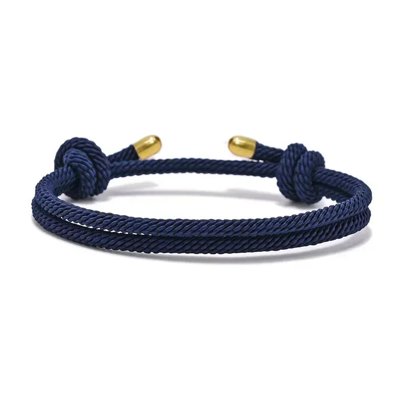 2024 Minimalistische Milan-Seil-Armbänder für Männer und Frauen, handgefertigt, verstellbar, roter Faden, Paar-Armband, Geschenk für beste Freundin