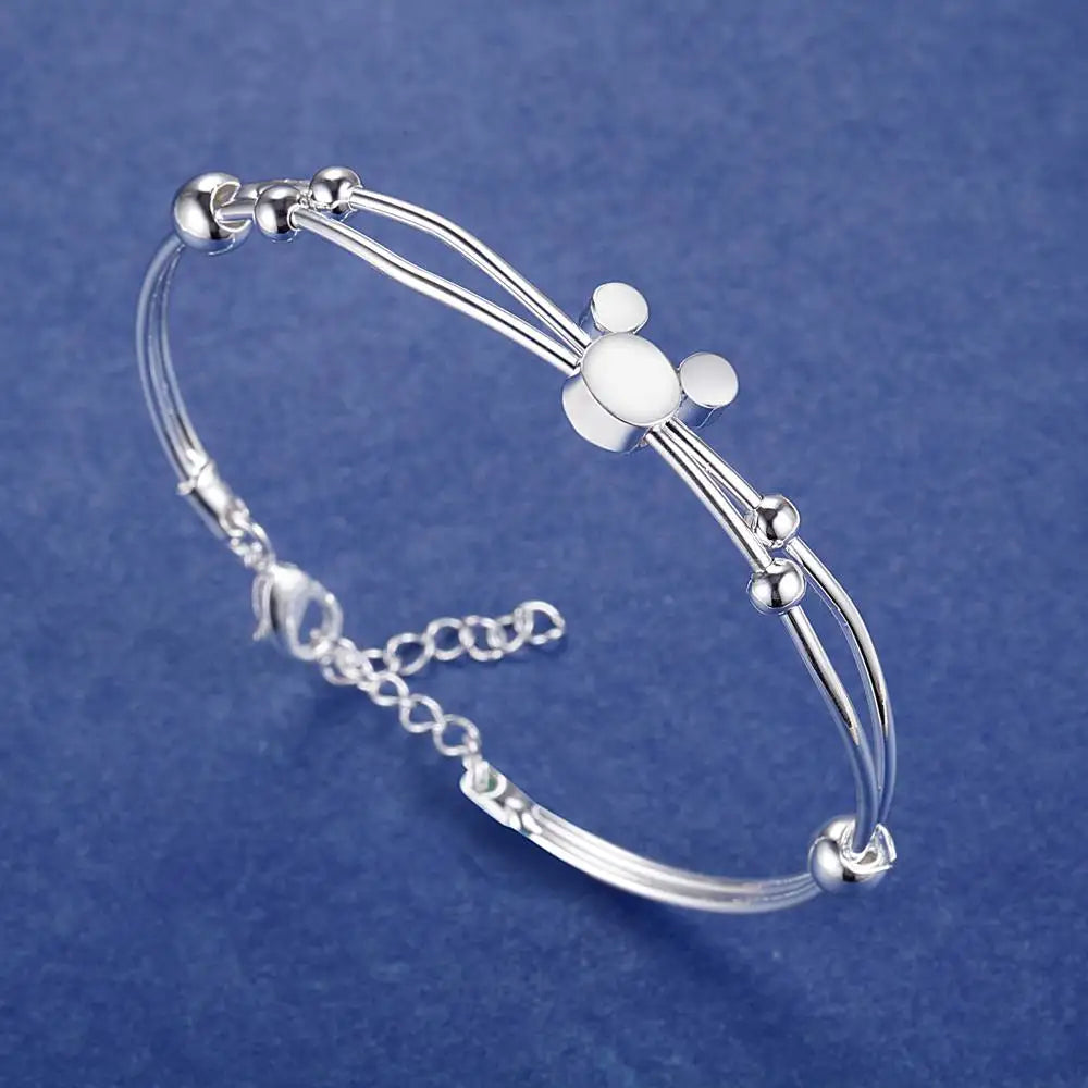 Großhandel mit Armreifen aus 925er-Sterlingsilber, Charms-Manschette für Damen, Modeschmuck, Anpassung, Hochzeit