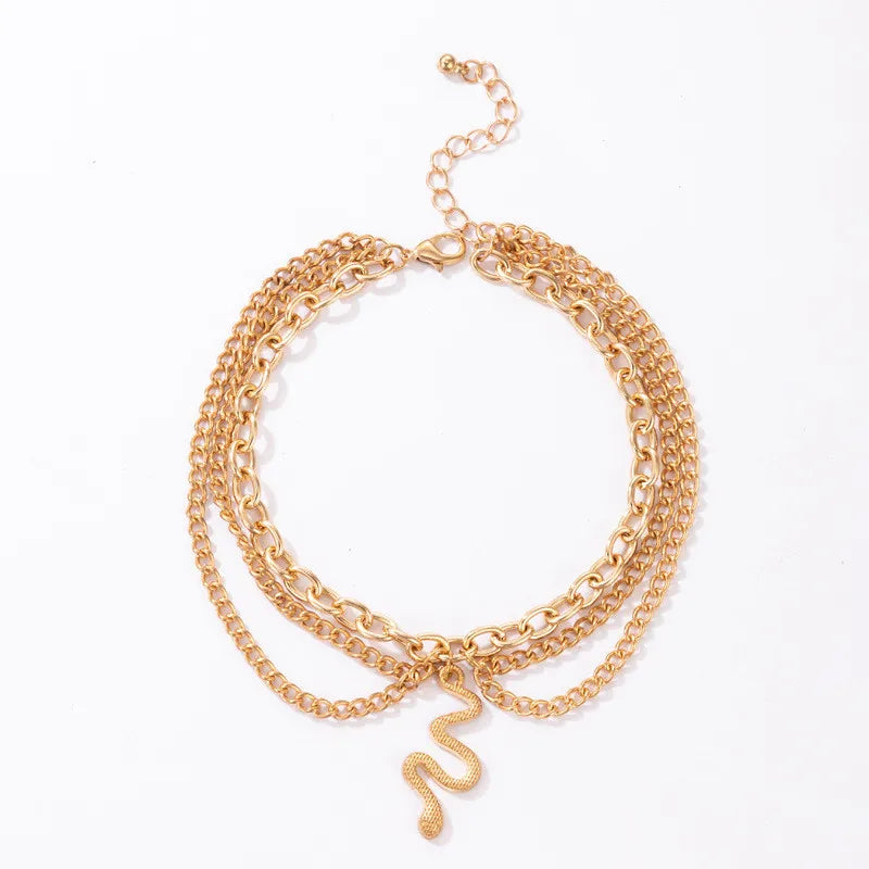 Boho Gold Silber Farbe Quaste Kette Armband Fußkettchen Charms Schlange/Seestern/Herz Sexy Bein Knöchel Auf Fuß kette Strand Schmuck