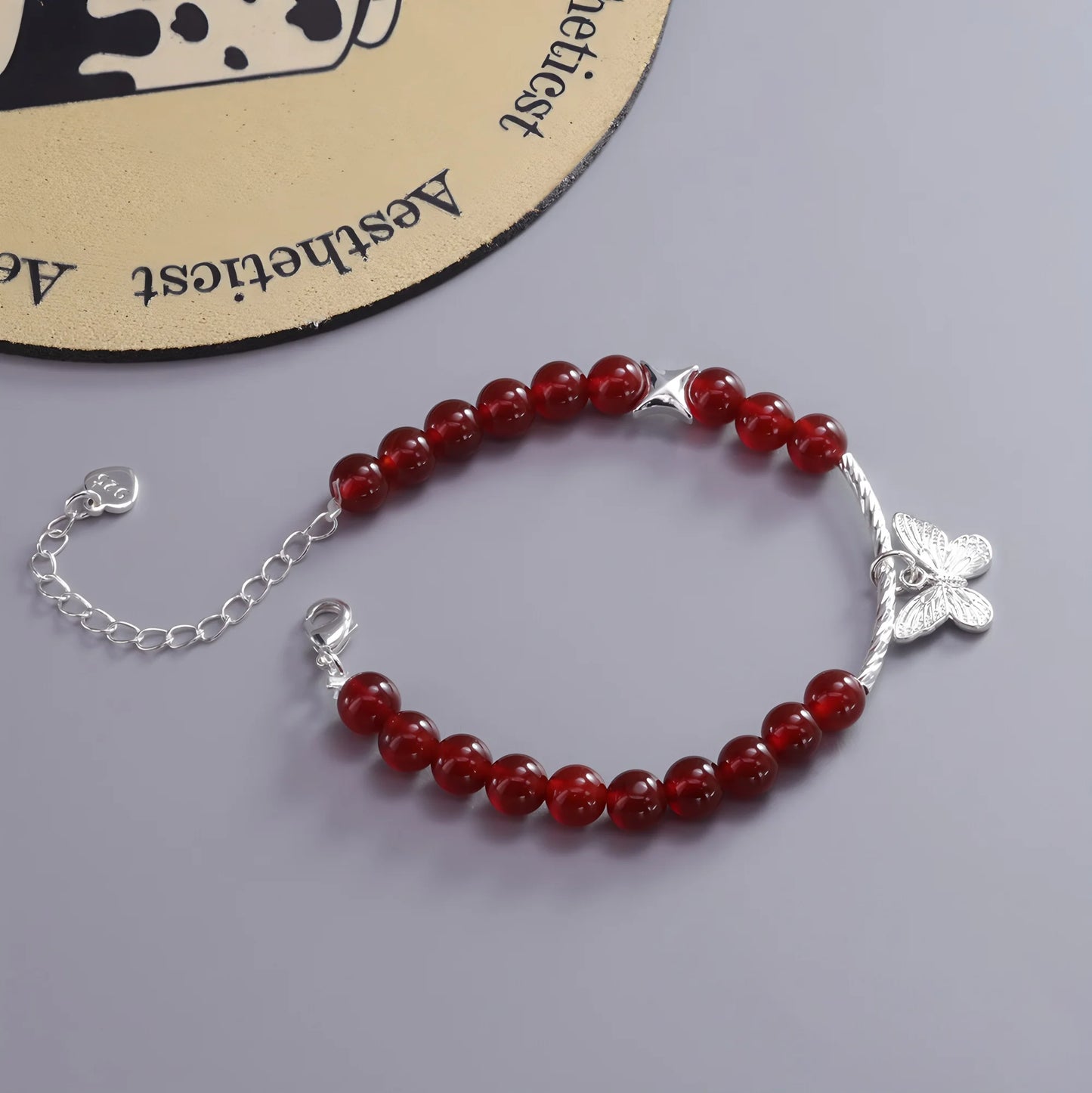 VENTFILLE 925 Sterling Silber Linie Extrem feines Armband für Frauen Liebe Haert Bead Koreanische Ins Süße Schmuck Geschenk Dropshipping
