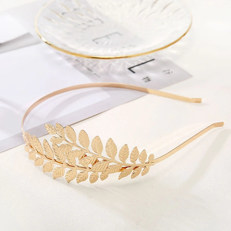 Mode Braut Hochzeit Blatt Haar bänder Damen Party Haarschmuck Mädchen Geburtstag Kopf bedeckung Accessoires