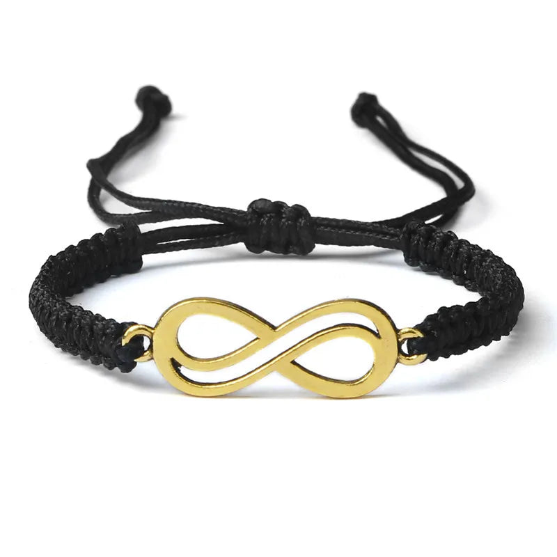Klassische Unendlichkeit Armband Freundschaft Geflochtene Einstellbar Für Paare Männer Frauen Handgemachte String Charme Armbänder & Armreifen Schmuck
