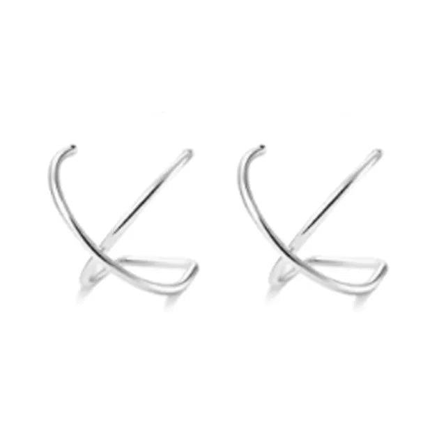 1 Stücke/15 Stücke Edelstahl Ohrstulpe Helix Knorpel Clip On Wrap Ohrringe Gefälschter Nasenring Nicht-Piercing Einstellbar Männer Frauen