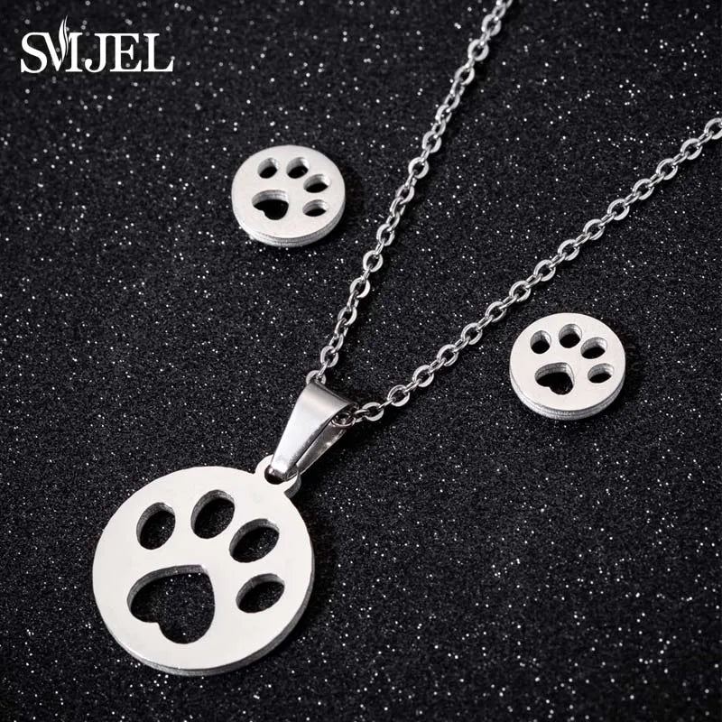 Tanzen Ballett Frauen Mädchen Ohrring Mode Ballerina Halsketten Gold Farbe Edelstahl Schmuck Set Zubehör Club Sport Geschenk