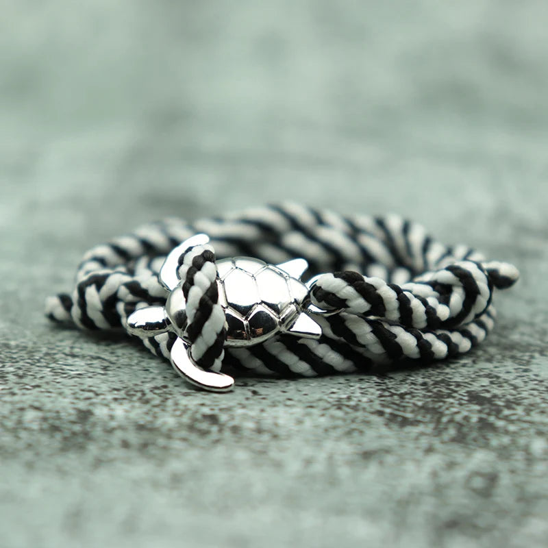 Doppel Wrap Paracord Armband Nette Sea Turtle Tiere Braclet Böhmen Männer Frauen Einstellbare Braslet Outdoor Survival Schmuck Geschenk
