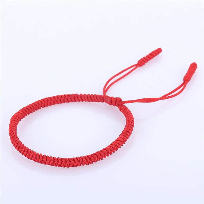 Mehrfarbiges Fadenarmband, tibetischer Buddhismus, Liebe, Glücksbringer, tibetische Armbänder und Armreifen für Damen und Herren, handgefertigtes Knotenseil