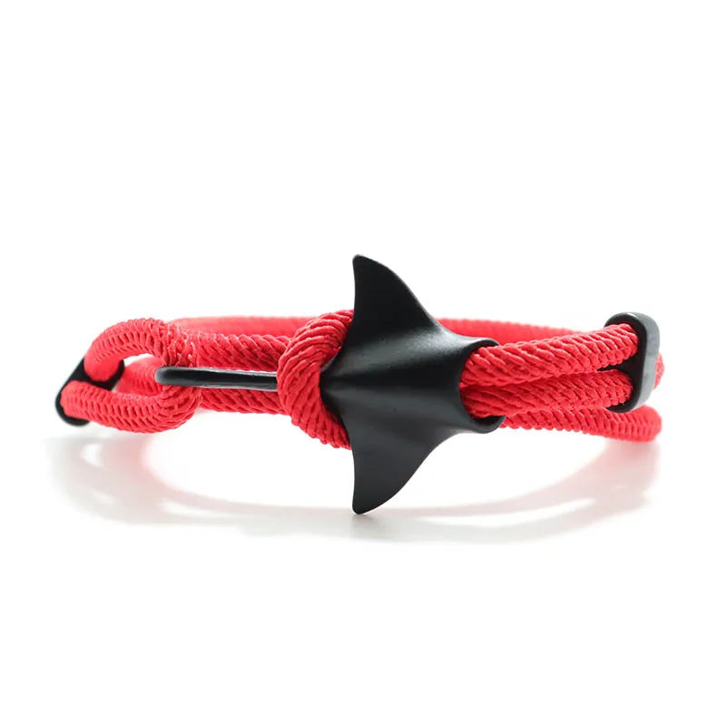 Bohemian Manta Rays Armband Trendy Marine Leben Handgemachte Wrap Braslet Männer Frauen Mulrilayer Seil Braclet Tier Schmuck Armband