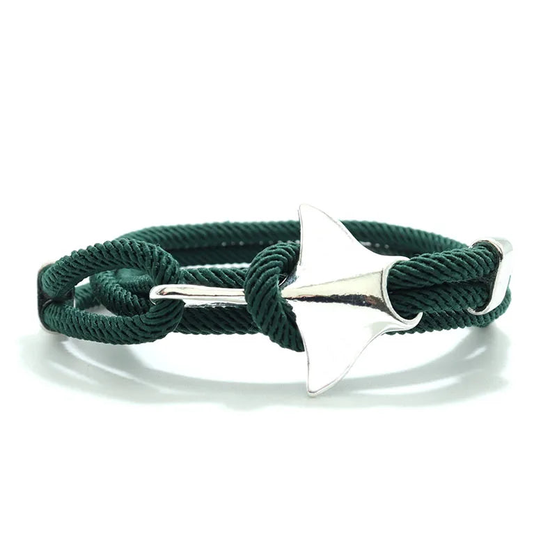 Bohemian Manta Rays Armband Trendy Marine Leben Handgemachte Wrap Braslet Männer Frauen Mulrilayer Seil Braclet Tier Schmuck Armband