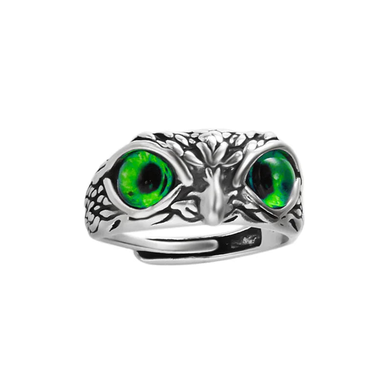 Öffnung Einstellbare Ring Legierung Zweig Eule Ring Mode Schmuck Weibliche Hochzeit Schmuck Ring Frauen Mann Ringe Beste Geschenk