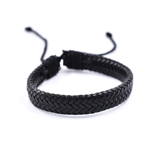 Moderne punk Geflochtene Leder Armband Männer Mode Handgemachte Armreif Charme Spitze-up Männlich Gewebt Armband Geschenke Drop Shipping