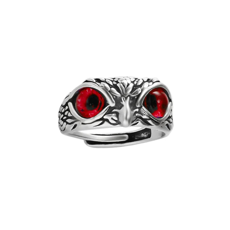 Öffnung Einstellbare Ring Legierung Zweig Eule Ring Mode Schmuck Weibliche Hochzeit Schmuck Ring Frauen Mann Ringe Beste Geschenk