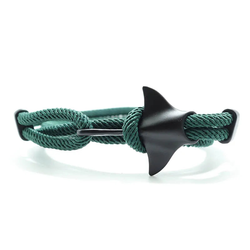 Bohemian Manta Rays Armband Trendy Marine Leben Handgemachte Wrap Braslet Männer Frauen Mulrilayer Seil Braclet Tier Schmuck Armband