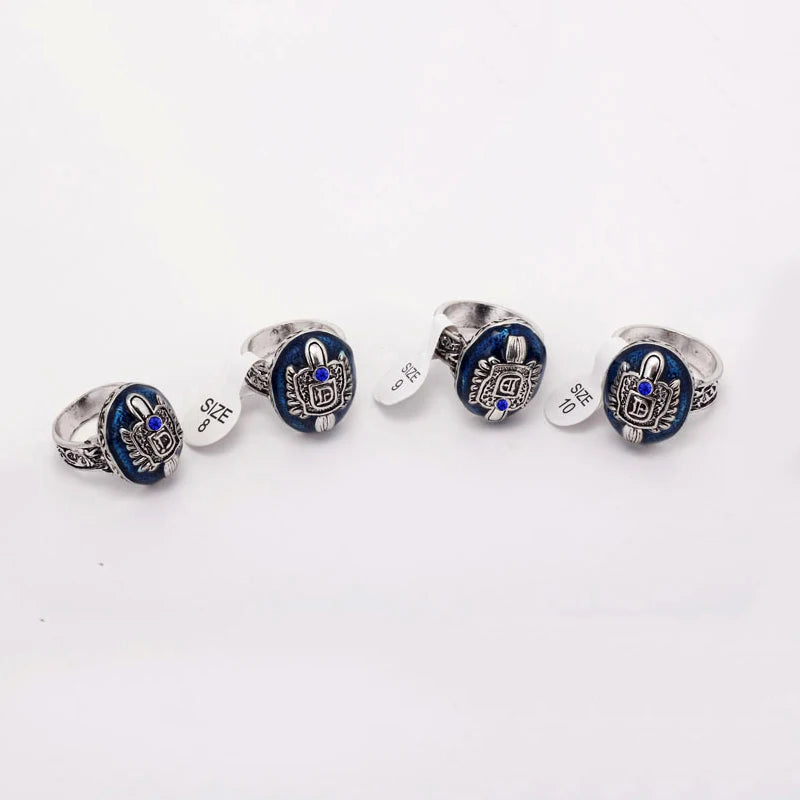 ZRM Fashion The Vampire Diaries Ringe Elena Gilbert Daylight Ringe Vintage Ring Mode Filme Schmuck Cosplay Geschenke