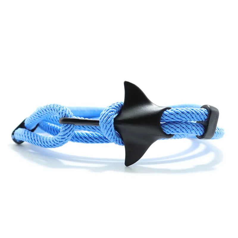 Bohemian Manta Rays Armband Trendy Marine Leben Handgemachte Wrap Braslet Männer Frauen Mulrilayer Seil Braclet Tier Schmuck Armband