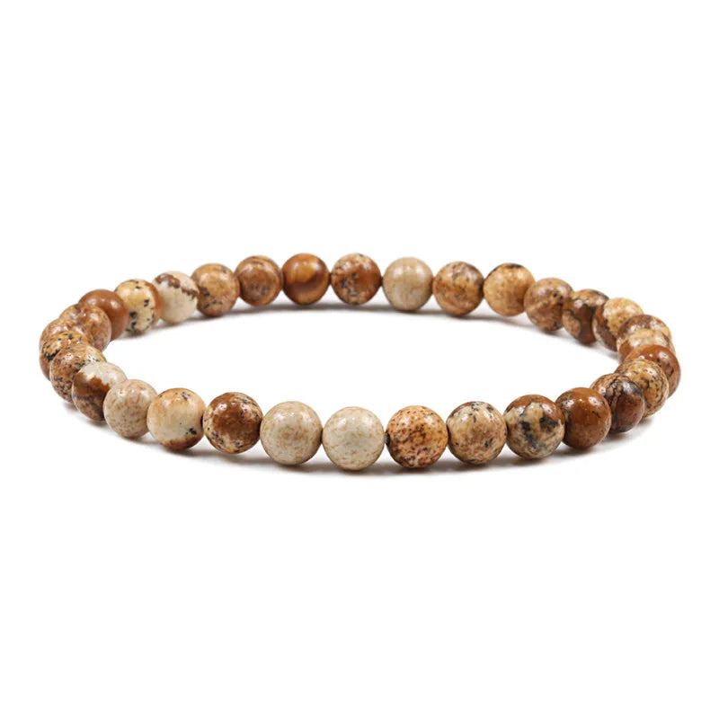 Natürliche Stein Malachit Perlen Armband Männer Klassische Runde Bild Perlen Frauen Schmuck Yoga Meditation Rosenkranz Armreifen Geschenke