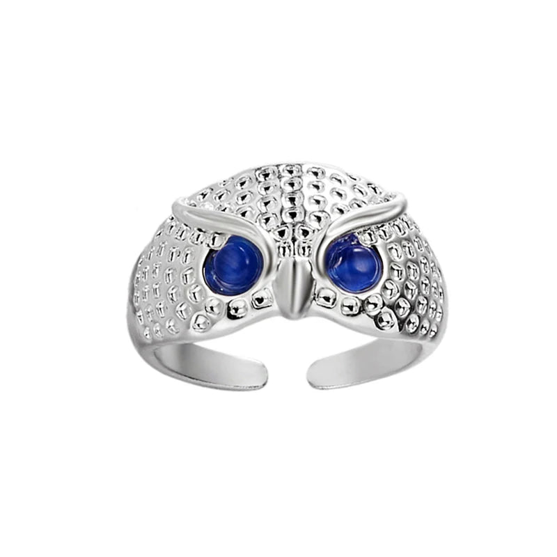 Öffnung Einstellbare Ring Legierung Zweig Eule Ring Mode Schmuck Weibliche Hochzeit Schmuck Ring Frauen Mann Ringe Beste Geschenk