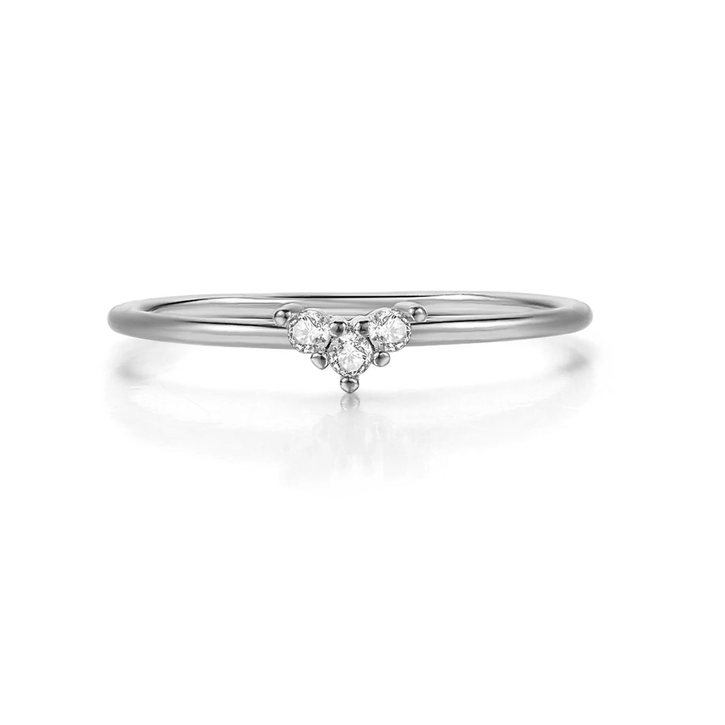Ringe Für Frauen Kleine Herzförmige Gold Farbe Hochzeit Verlobung Dainty Ring Schmuck Zirkon Romantische Mode Schmuck KBR014-M