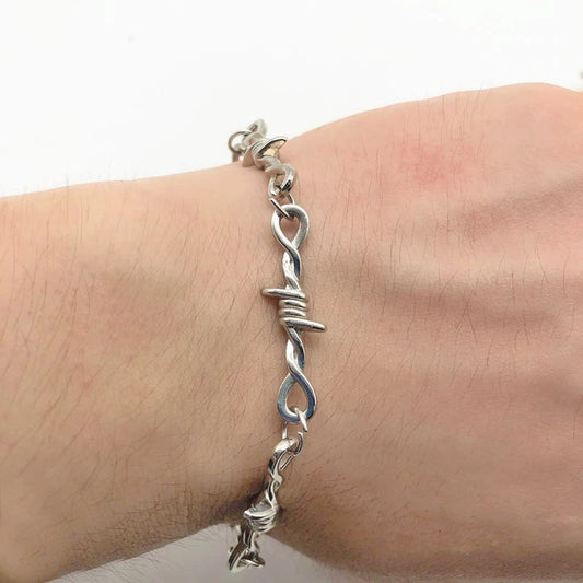 Kleine Draht Brombeersträuchern Eisen Unisex Choker Armband Frauen Hip-hop Gothic Punk Stil Stacheldraht Wenig Dornen Armband Halsband geschenke