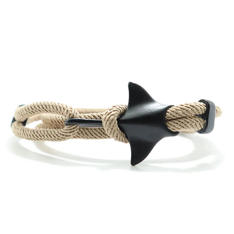 Bohemian Manta Rays Armband Trendy Marine Leben Handgemachte Wrap Braslet Männer Frauen Mulrilayer Seil Braclet Tier Schmuck Armband